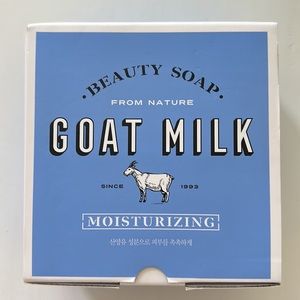 Korean Shower Mate Beauty Bar Soap-Goat Milk 12 Bars Ind. Wrapped-Moisturizing